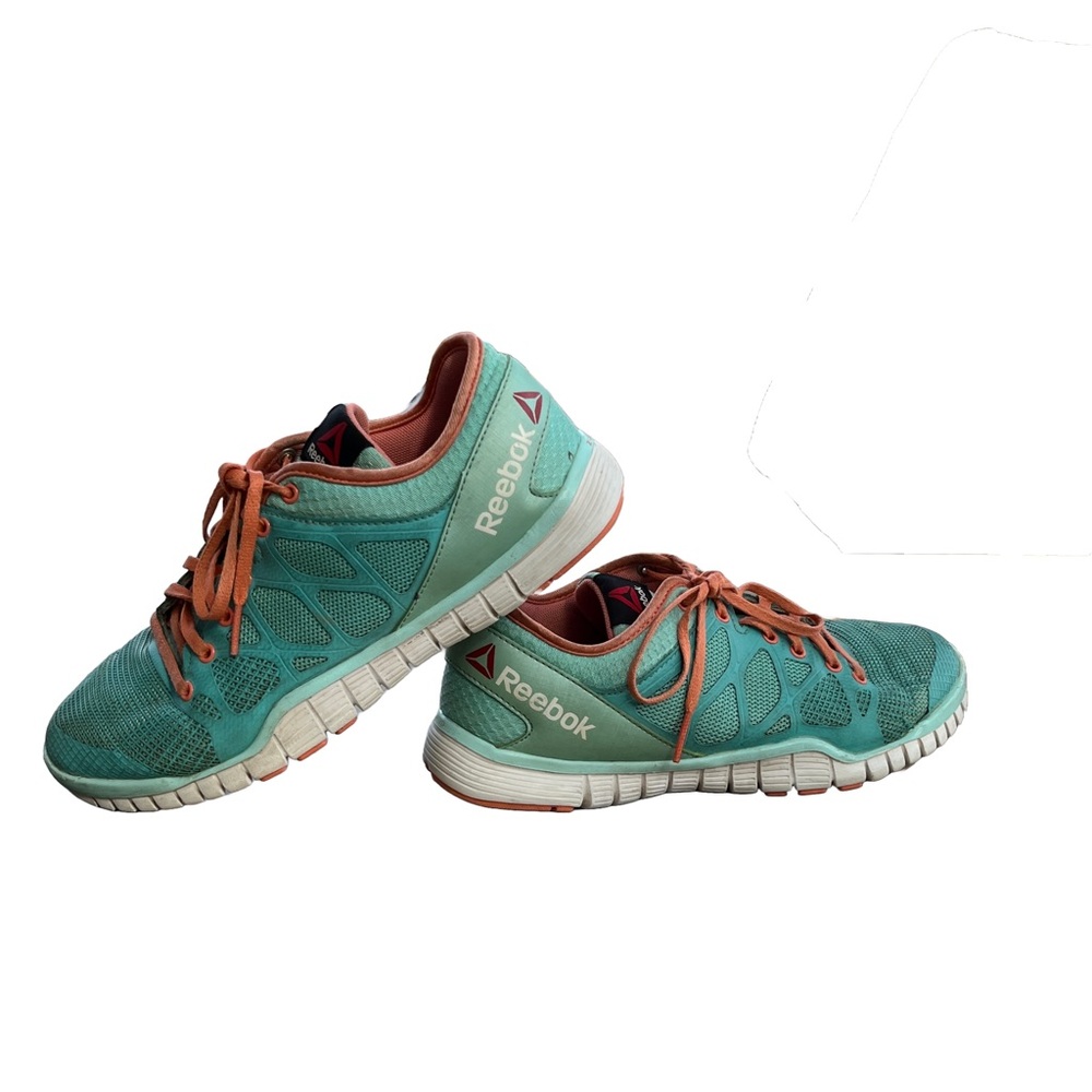 Reebok Training Shoe Size 7.5 M (US) Crystal Blue/Coral M48848